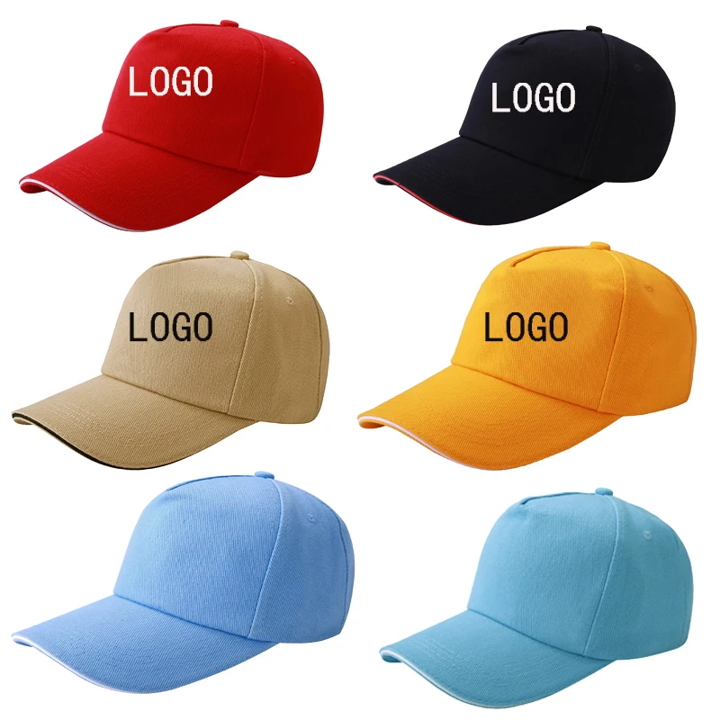 

New Peaked cap Golf hat golf cap Baseball caps Outdoor hat can OEM customized logo 12 colors