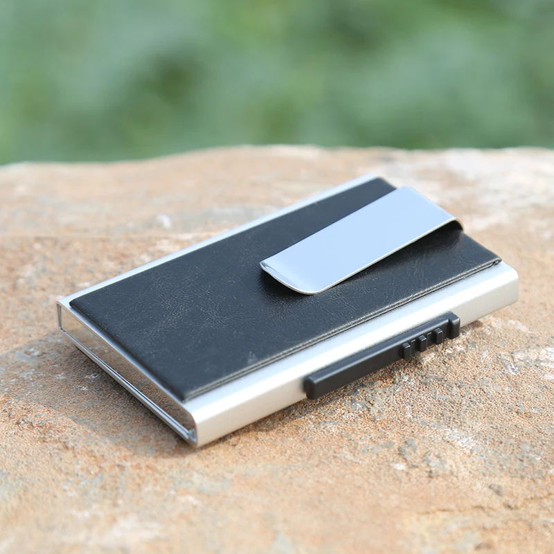 Itapkris Алюминий мужской держатель для кредитных карт Высокое Качество Визитница мода путешествия Алюминий RFID кошелек