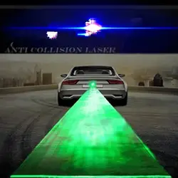 Универсальный светодио дный автомобильный Грузовик Мотоцикл лазерные Противотуманные фары Предупреждение против столкновений огни