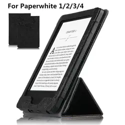 Кожаный защитный чехол для Amazon Kindle Paperwhite 4 3 2 1 kpw 4 3 2 электронная книга 2013 2015 2016 2018 10th Sleeve 6 "чехлы