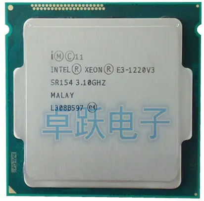 

Intel E3-1220 V3 E3-1220V3 E3 1220 V3 3.1G LGA 1150 80W 22nm quad core CPU Computer Processor free shipping