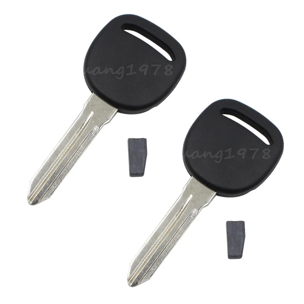 

2x Replacement Ignition Transponder Key Uncut Blank Key Case Fob For GMC Chevrolet Buick Pontiac Suzuki Saturn Cadillac CHIP#46