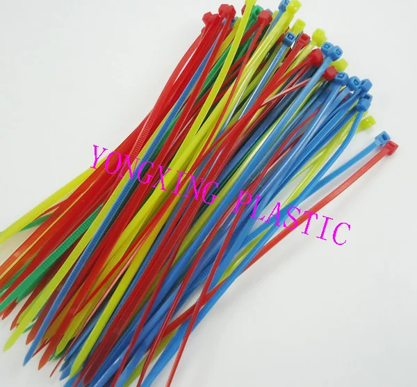 

100pcs/lot 2017 new 100pcs 8"(18lbs) 2.0x200mm Network Nylon Plastic Cable Wire Zip Tie Cord Strap