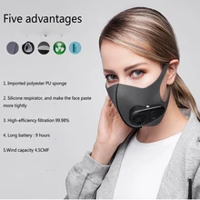 1 Pc Black Health Cycling Anti-Dust Mouth Face Mask Respirator Unisex Mouth Face Masks Fitness Mask