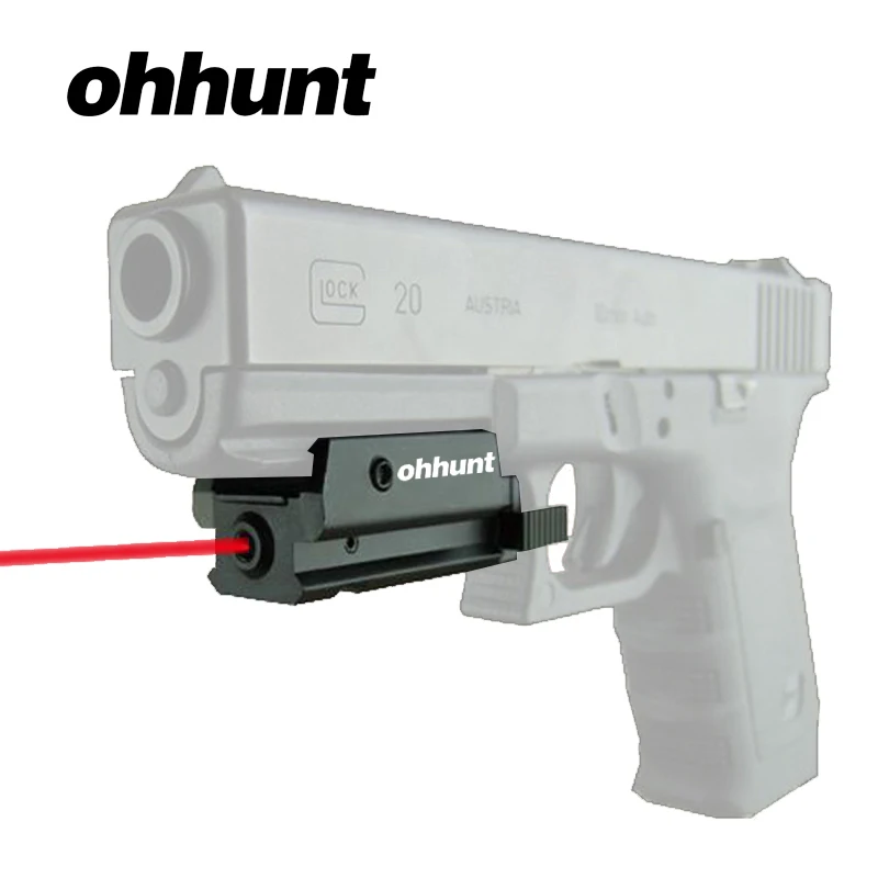 

ohhunt Hunting Red Dot Laser Mini Compact Red Laser Sight with Picatinny Rail Mount for Tactical Riflescope Pistol Handgun