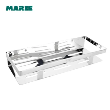 

Wall paste paper towel rack stainless steel toilet tissue holders single layer kitchen bathroom shelf basket