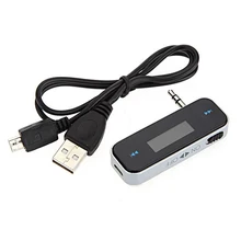 Car MP3 Player Music Radio Adapter Wireless 3.5mm Handsfree For iPad For iPhone For Samsung Galaxy S6 S7 For HTC