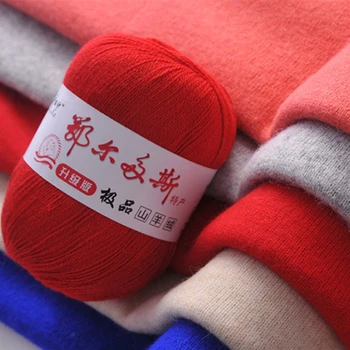 

Merino Wool Cashmere Yarn Kintting Hand Baby Woolen Yarns Worsted Soft Fur Eco-Friendly Scarf Coat Thread Laine A Tricoter 500g