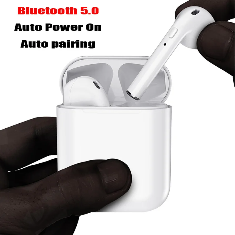 Беспроводные спортивные мини наушники i10 TWS 2019 Bluetooth 5 0 3D супер стерео бас для IOS