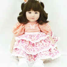 Новые виниловые силиконовые перерожденные куклы младенцы, сопровождать реалистичные принцесса кукла "малыш" малыш high-end рождественские изысканные новогодние подарки