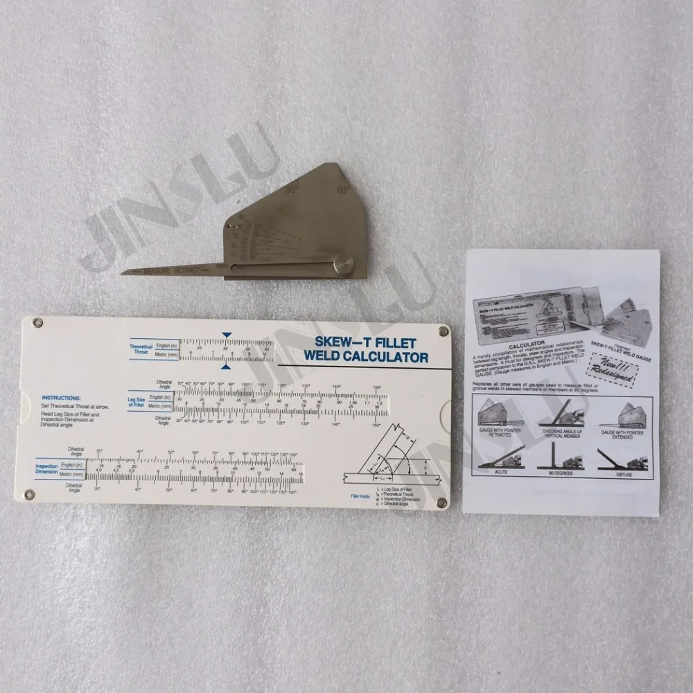 

stainless steel fillet measure gauge for welding measure
