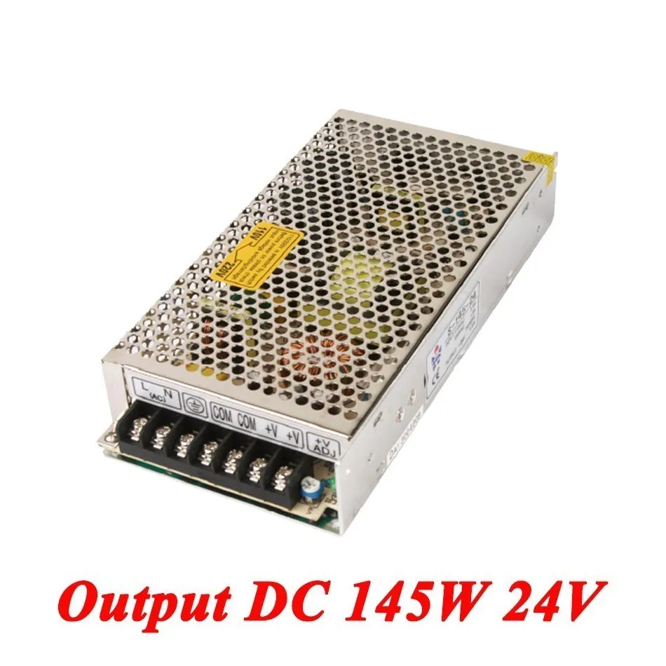 S-145-24 145W 24v 6A источник питания с переключением на один выход Watt Smps для