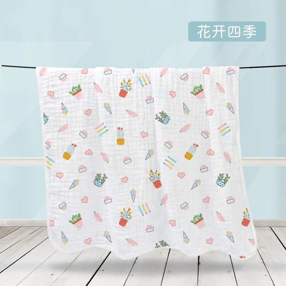 Детское полотенце для малышей, Мягкое хлопковое банное полотенце, детское спальное одеяло для новорожденных, Детское Одеяло пеленка - Цвет: 9