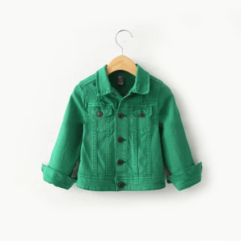 Baby Girl Denim Jacket Kid Outerwear Jeans Jacket Frazzle Hole Spring Girls Clothes Casual Tops Clothing Promotion dropshipping