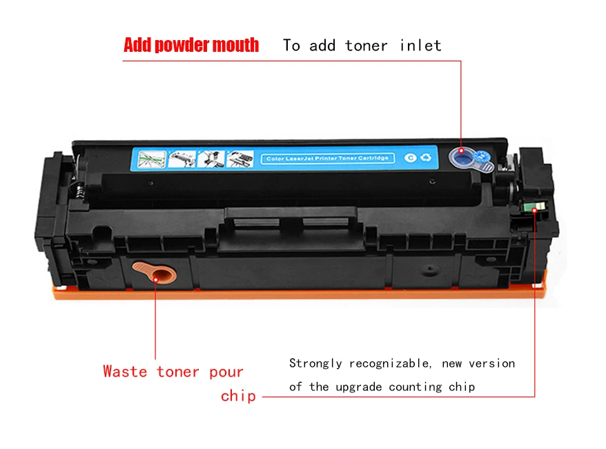 CF210A CF210 210A-CF213A совместимый цветной тонер-картридж для hp LaserJet Pro 131A 200 Цвет M251n M251nw M276n M276nw принте