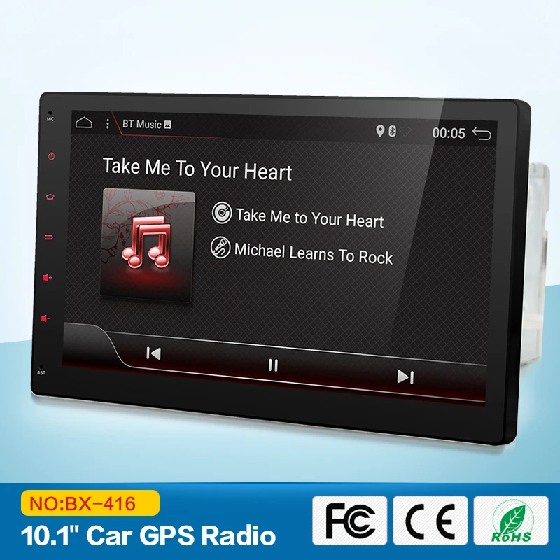 

2 din car radio 10.1" HD Touch Screen Digital Display Bluetooth Multimedia USB 2din Autoradio GPS Navi Rear View Camera