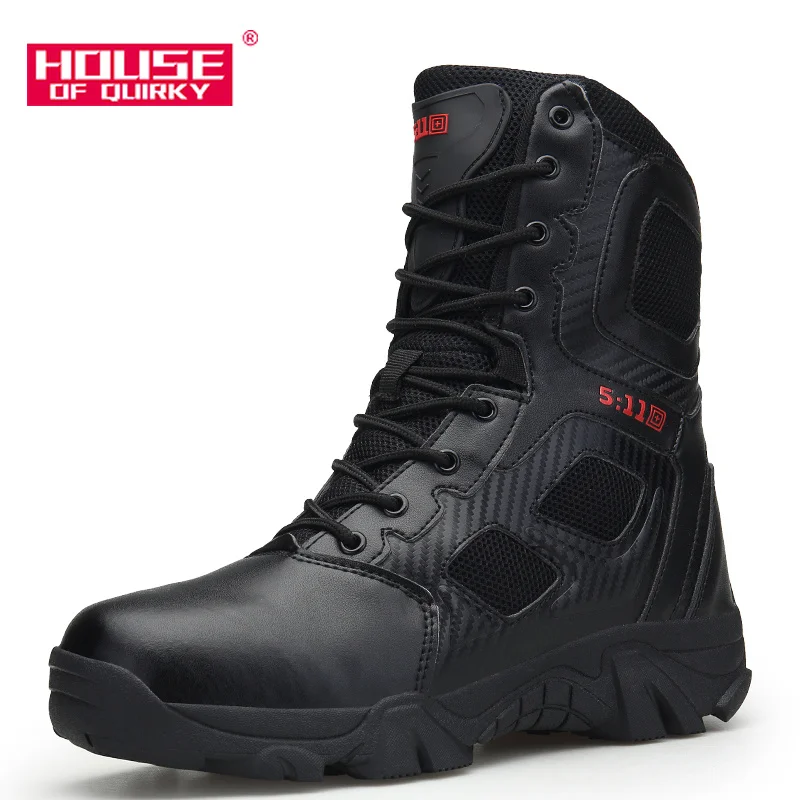 

Mens Military Desert Tactical Boot Shoes Men Army Boots Rubber Sole Lace Up Martin Boots Men High Help Infantry Tactical Boots