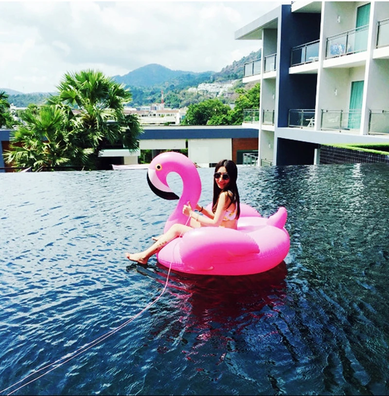 Flamingo swimming ring (6)