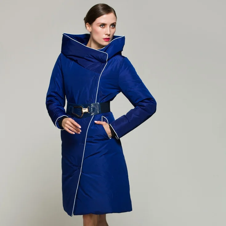 (TopFurMall) осенне зимние женские пуховые парки пальто с капюшоном 80% утиный пух