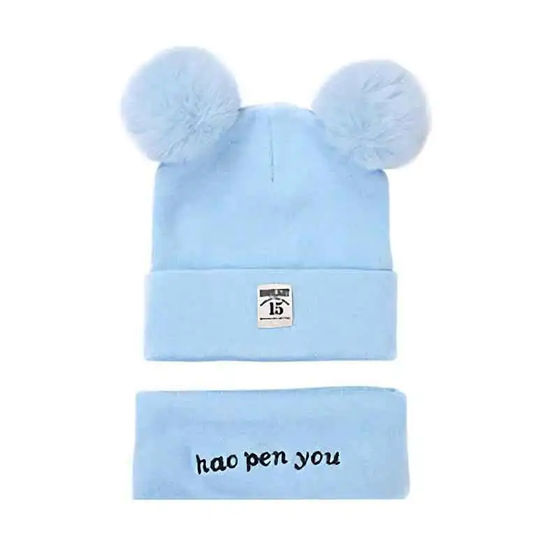 

BB108 Solid Color Baby Hats Boys Girls Beanies Cap Cute Cartoon Infant Hat Children Head Wear Winte Autumn Child Caps Accessorie