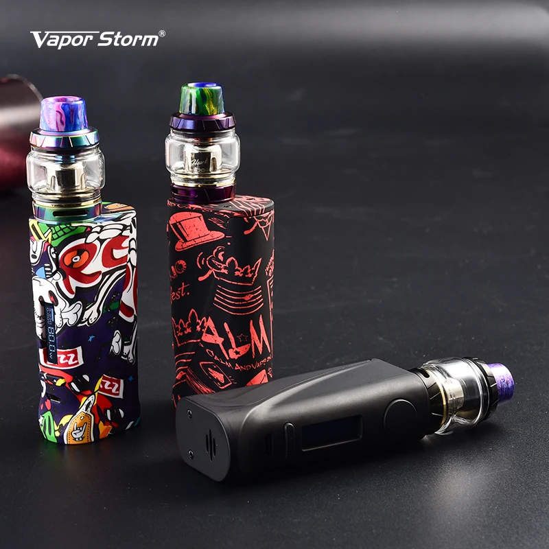 

Original Vapor Storm Electronic Cigarette ECO Pro TC 80w kit Variable Power 5-80w Hawk Tank 6ml 510 Box Mods Vape