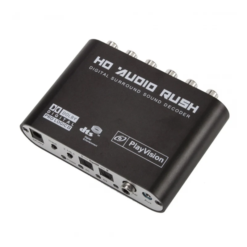Kaycube TV Digital S/PDIF к аналоговому стереоаудиоконвертеру RCA Dolby 5 1 5.1CH цифровой звуковой