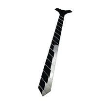 Титановые черные акриловые Модные Узкие галстуки ручной работы, полосатые галстуки, блестящие черные галстуки