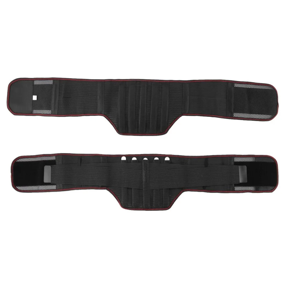 1Pcs Tourmaline Adjustable Self-heating Lower Pain Relief Magnetic Therapy Waist Support Belt Brace Lumbar Health Care Black New