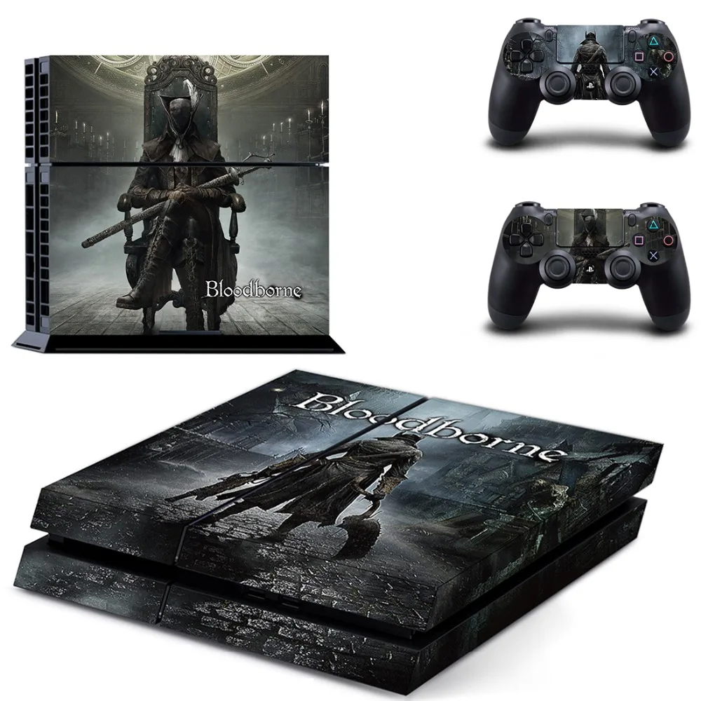 Игра кровавый PS4 кожи Стикеры наклейка для Sony Игровые приставки 4 консоли и 2