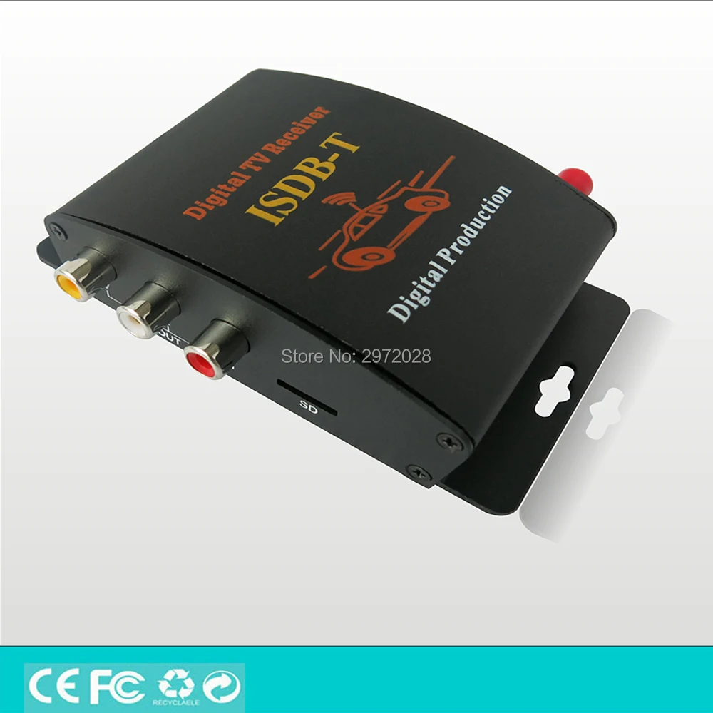 Автомобильный цифровой ТВ тюнер MPEG4 с одним Seg HD 1080P HDMI CVBS приемник для мобильного