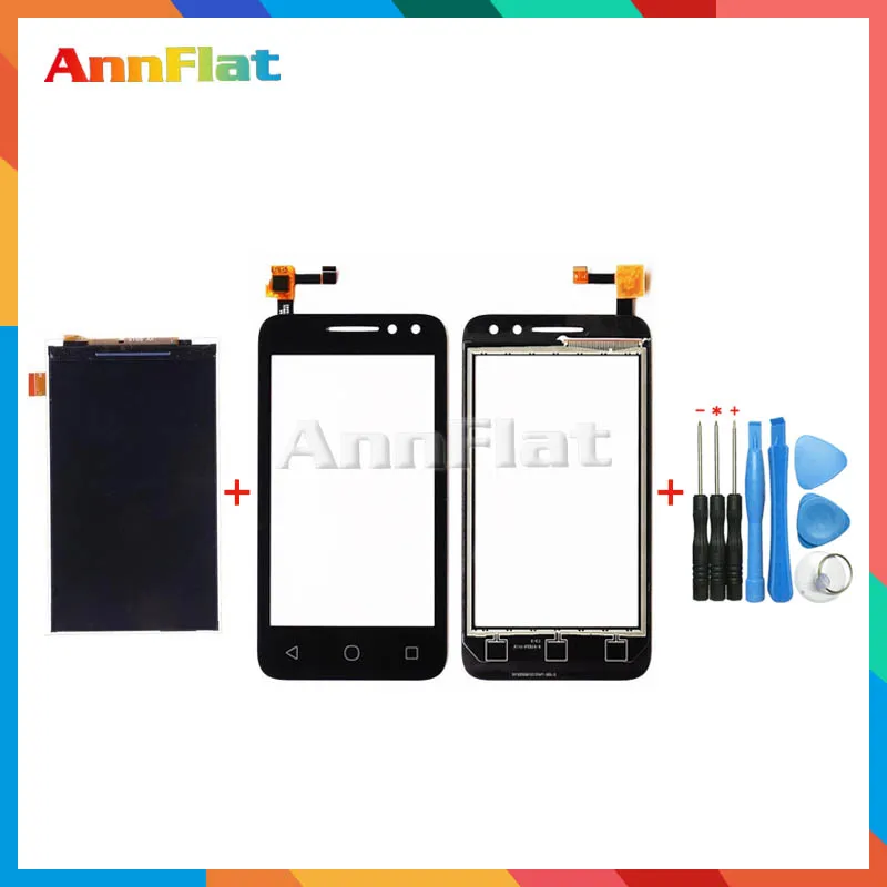 

high quality 3.5'' For Alcatel One Touch 4034D 4034A 4034E OT4034 Lcd Display Screen + Touch Screen Digitizer Sensor