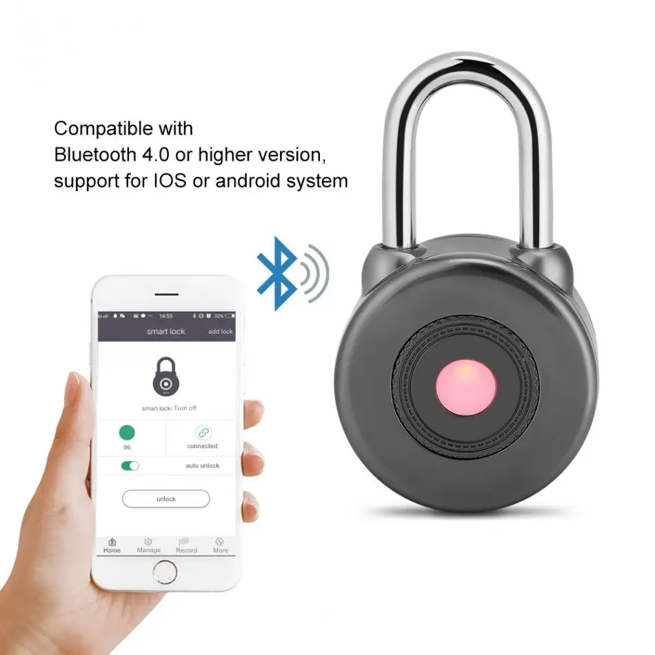 Buy 1Pcs Bluetooth Wireless Intelligent Lock Bluetooth