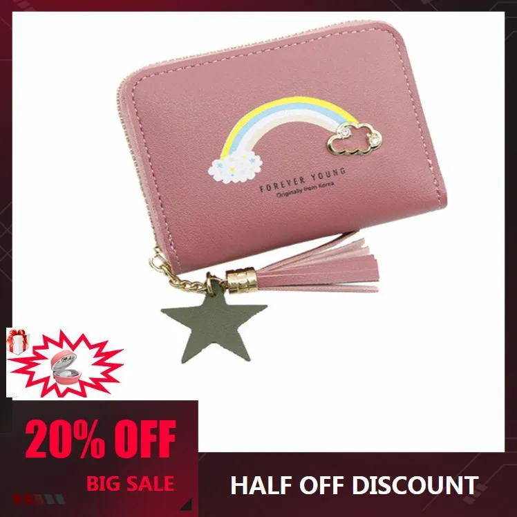 

Purses woman wallet leather PU short small wallets female purse luxury brand red pink purses monederos para mujer cartera 2019