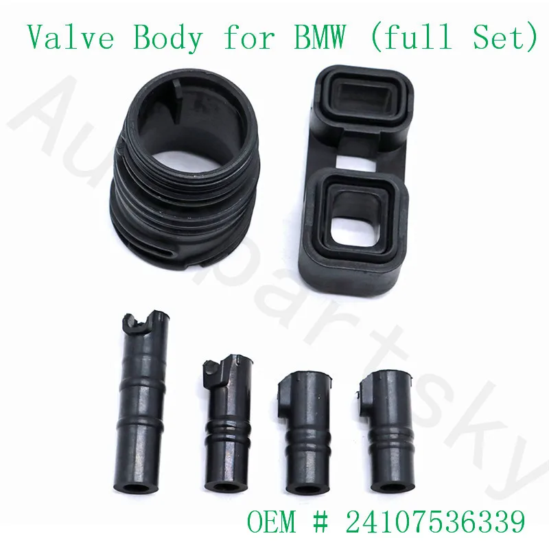

New 6HP19 6HP21 Valve Body Sleeves Connector Adapter Seal kit For BMW 04-06 OEM 24347588725 24347588724 24107536339 24107536340