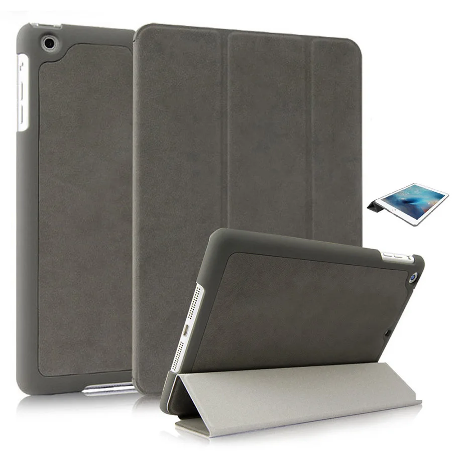 Case for Apple iPad Air 2 Air 1 Slim Matte Deer PU Leather Tablet Smart Cover Auto Sleep Wake for iPad 5 6 Flip Case Stand Skin  (10)