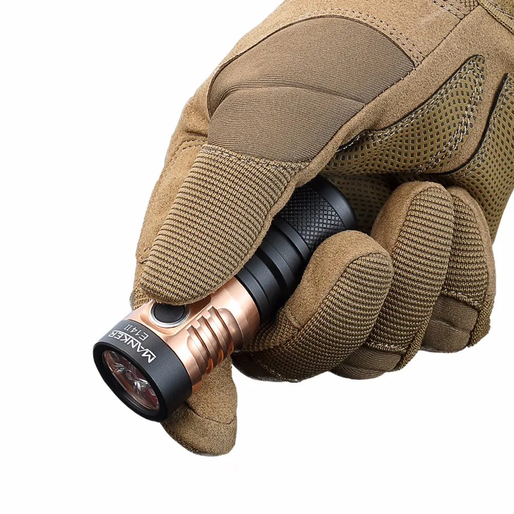 Фонарик Manker E14 II аккумуляторный 2200 лм с зарядкой от USB|18650 flashlight|4x cree2200 lumens |