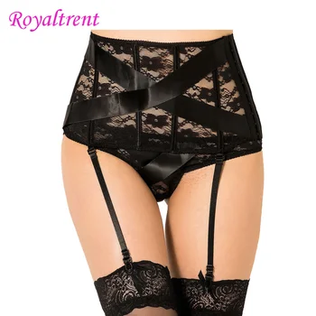 

Sexy Underwear High Waist Strap Briefs Black Lace Thong High Waist Sling Socks Thong M/XL/2XL/3XL/5XL