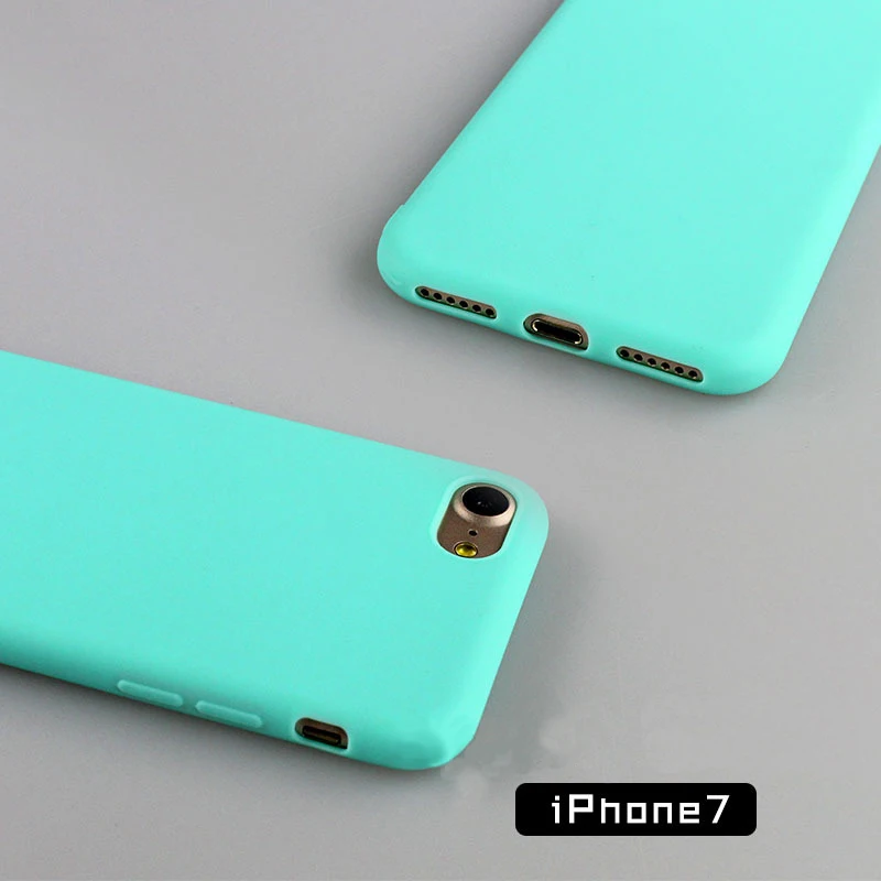 Чехол из ТПУ для iPhone 6 7 8 Plus чехол телефона Мягкая силиконовая задняя крышка X
