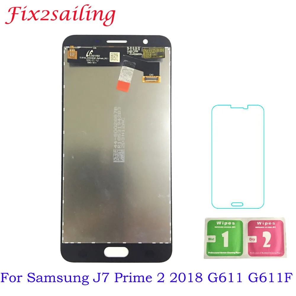 

LCD For Samsung Galaxy J7 Prime 2 2018 G611 G611F LCD Display + Touch Screen Digitizer Assembly Replacement Parts