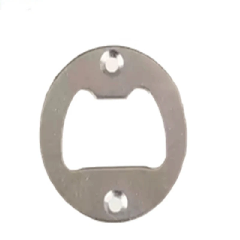 100pcs New Stainless Steel Bottle Opener Part With Countersunk Holes