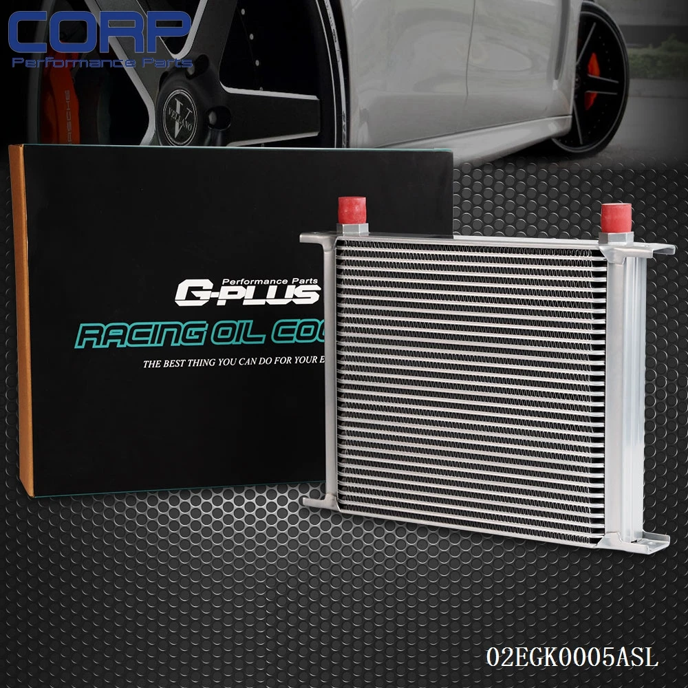 30 Row 10AN Universal Aluminum Engine Transmission Oil Coolerin Oil