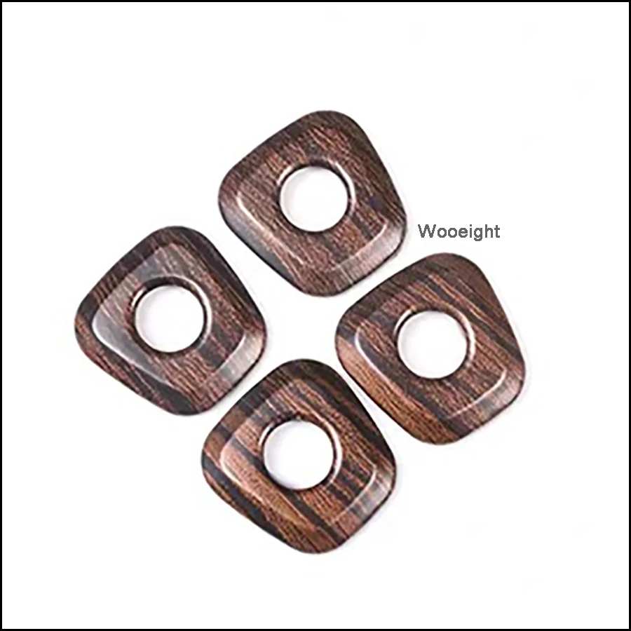 Wooeight 4Pcs Wooden Texture Car Interior stying Door Lock Knob Cover Trim Pin Ring Cover Fit BMW X1 F48 2016 2017 2018 2019 (7)