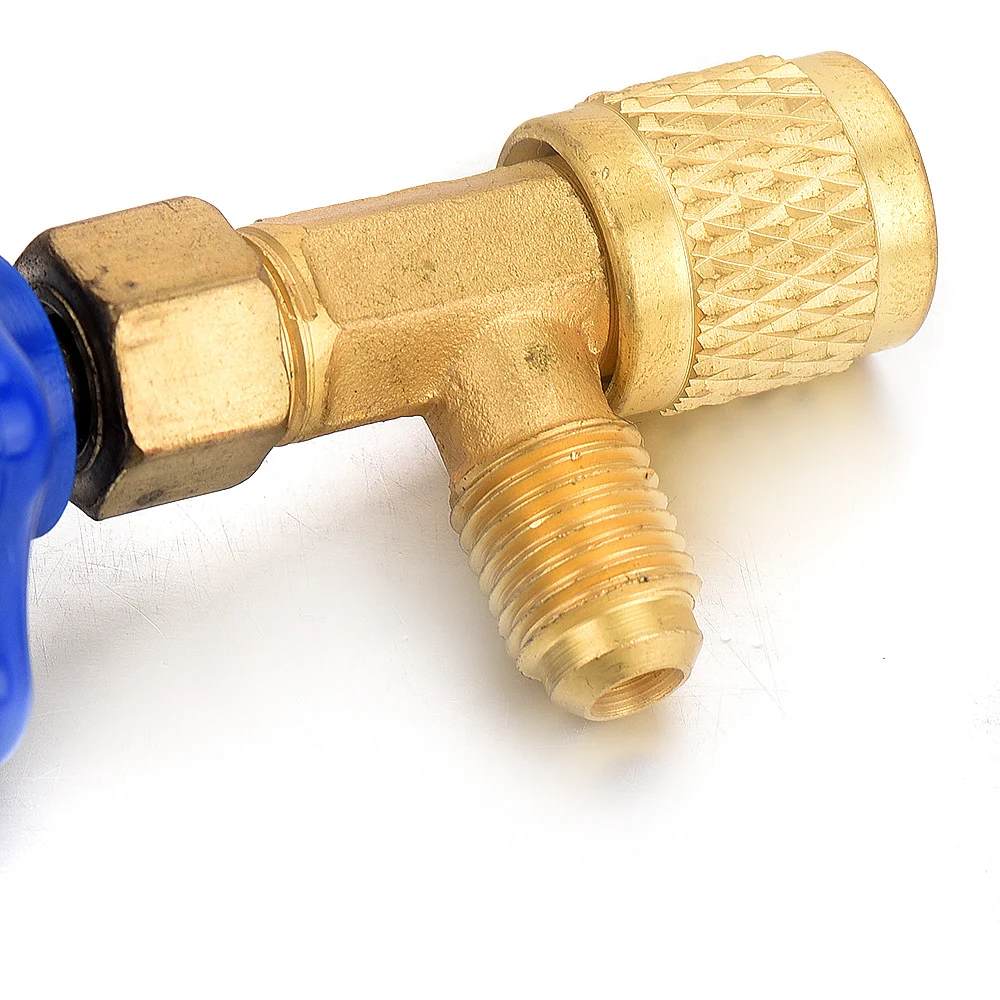 Atoplee 2 шт. R12 R22 газовый клапан открывалка для бутылок 1/4SAE низкого давления воздуха-conditoning холодильные инструменты
