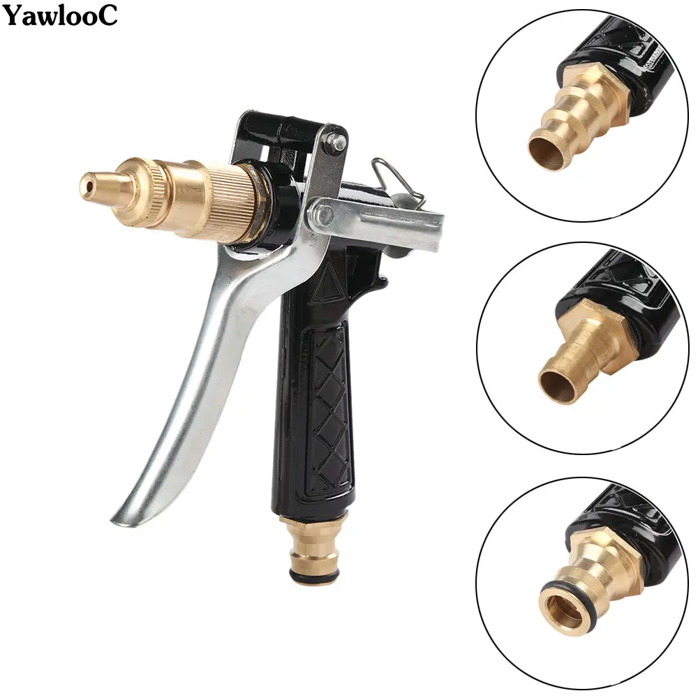 Hot Metal Hose Nozzle High Pressure Garden Auto Car Washing Water Gun
