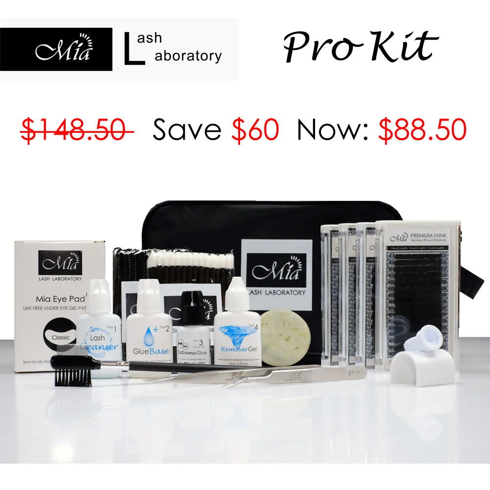 

[KIT] Lash Artist Professional Kit Individual Eyelash Extension Semi Permanent by Mia Lash Laboratory