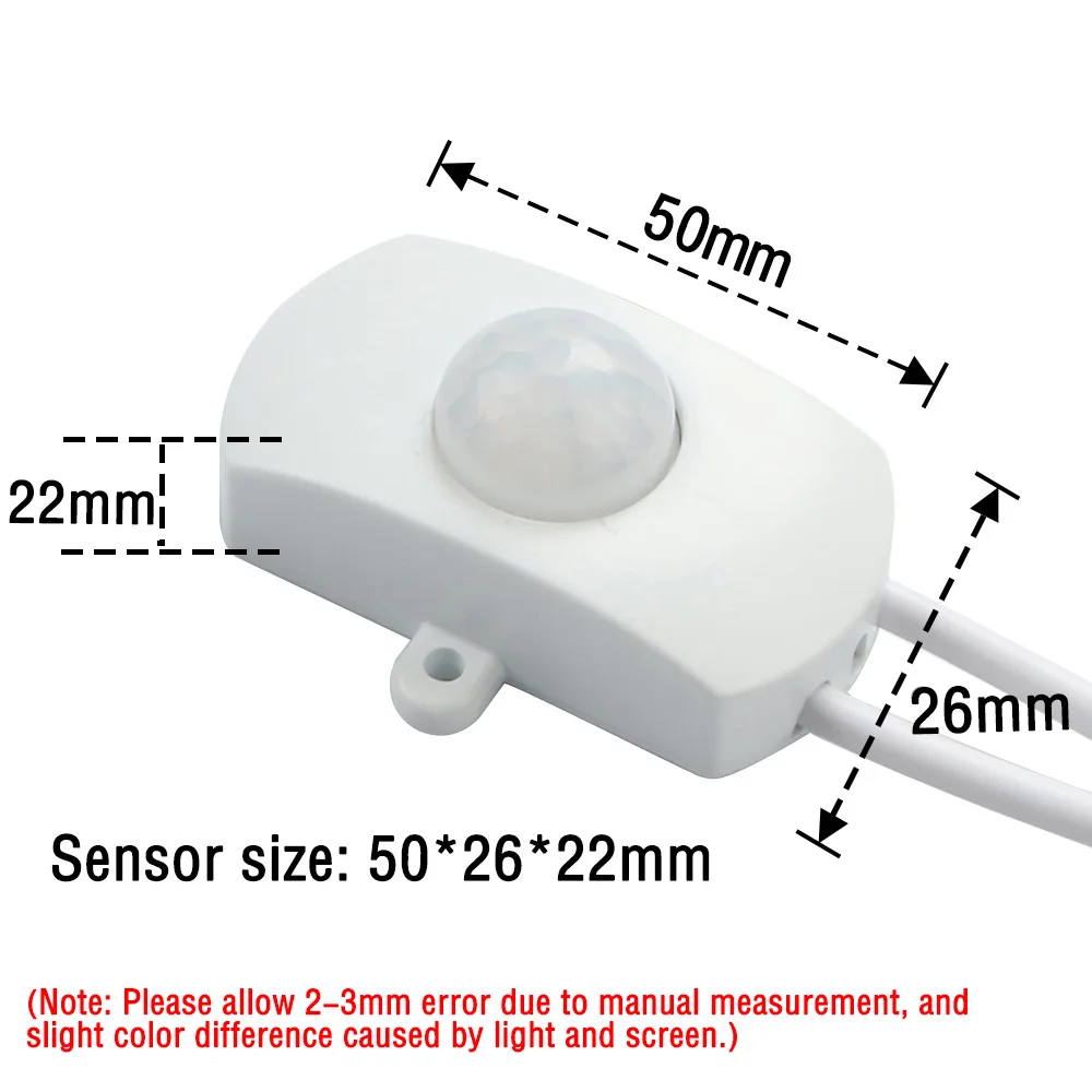 1 шт PIR корпус инфракрасный датчик движения Сенсор Автоматическое включение/выкл Мини светодиодный человека детектор USB переключатель для шкафа коридор ванные комнаты DC 5 V-24 V 5A