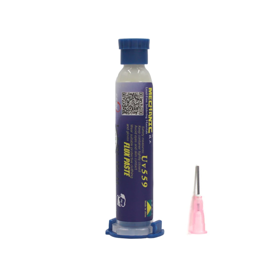 

Original Mechanic soldering flux paste NC-559-ASM Flux paste lead-free solder flux + Needles Welding Advanced Oil Flux Grease