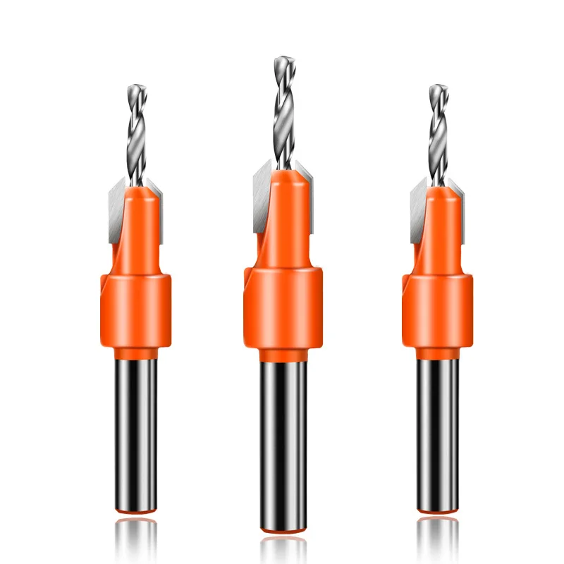 8MM Shank Dia.8-10mm Woodworking Tungsten Carbide Alloy Steel Counter Bore Drill Bits Screw Counter
