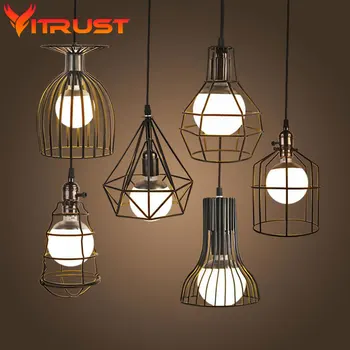 

Retro vintage industrial lighting Country Style Hanging Lamp modern pendant light luminaire suspendu luminaria pendente