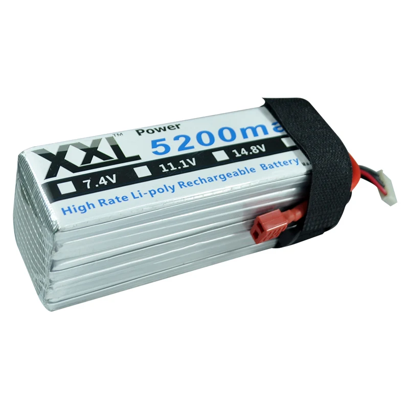 

XXL RC Lipo Battery 5200mah 18.5V 5S 35C MAX 70C RC For Helicopter RC Model Quadcopter Airplane Drone